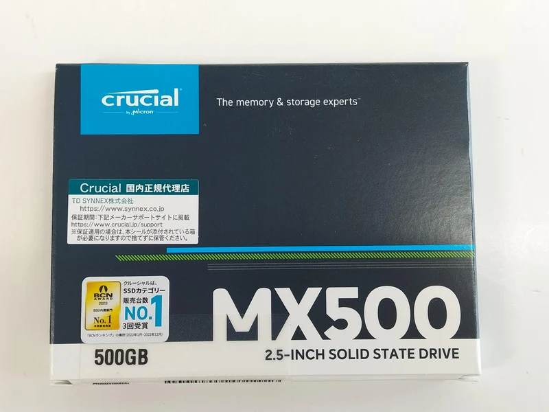 Crucial [Non ouvert] MX500 CT500MX500SSD1/JP