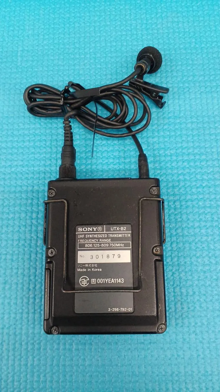 SONY Wireless Microphone System UTX-B2 / URX-P2