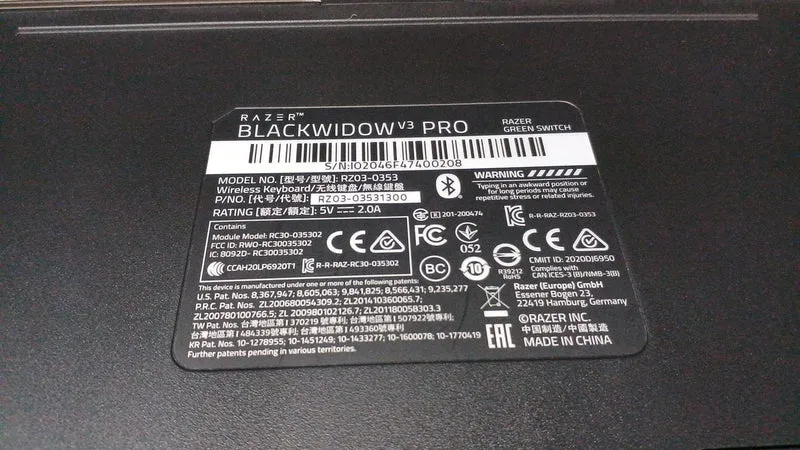 RAZER Gaming Keyboard RZ03-0353