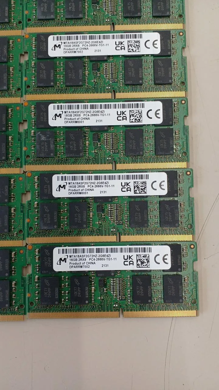 MICRON Memory Set for Laptops MTA18AFS2G72HZ-2G6E4ZI