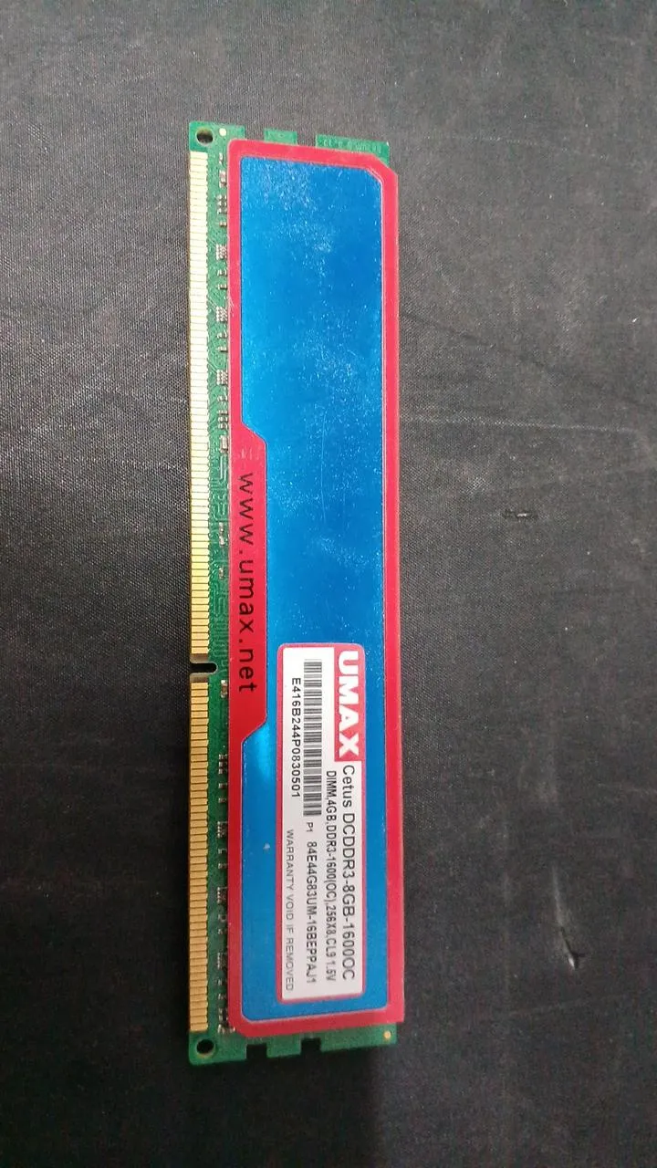 UMAX DDR3 Memory 16GB (4GB 4 modules) DCDDR3-8GB-1600OC