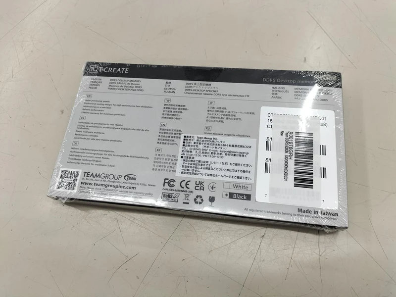 TEAMGROUP [Unopened] DDR5 2×16GB Memory T-CREATE DDR5 32GB 6000MHZ
