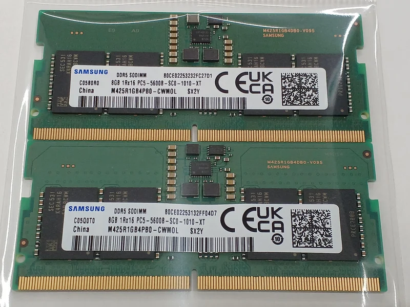 SAMSUNG DDR5-5600 (PC5-44800) 8GB x2 Chips M425R1GB4PB0-CWM0L