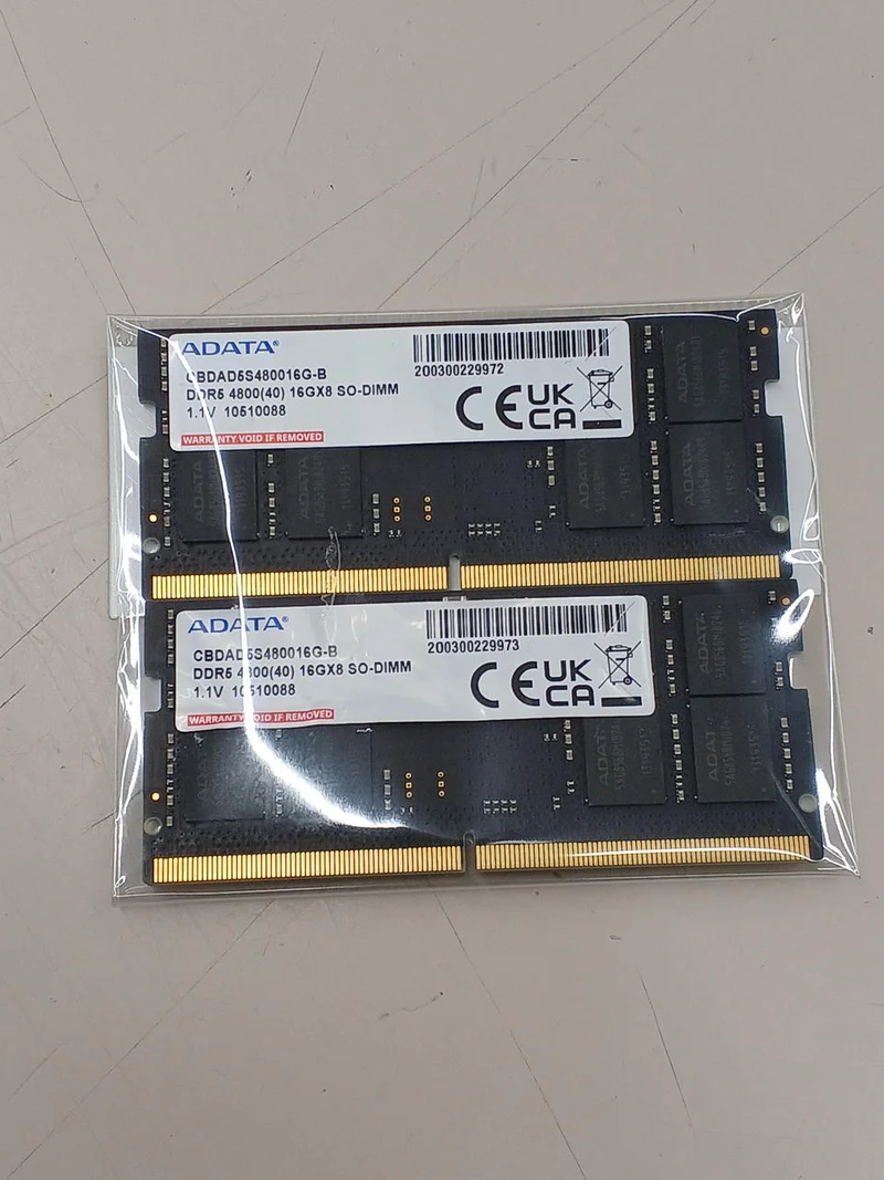 Mémoire pour ordinateur portable ADATA 16 Go × 2 DDR5-4800 (PC5-38400)