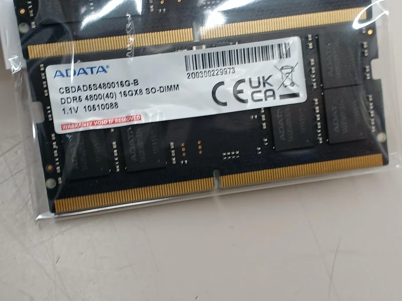 Mémoire pour ordinateur portable ADATA 16 Go × 2 DDR5-4800 (PC5-38400)