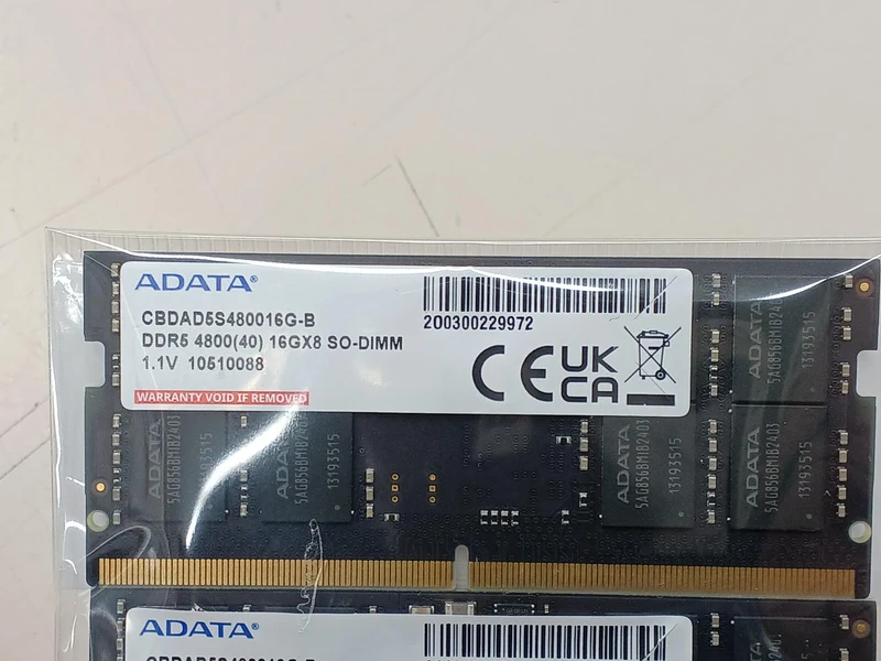 Mémoire pour ordinateur portable ADATA 16 Go × 2 DDR5-4800 (PC5-38400)