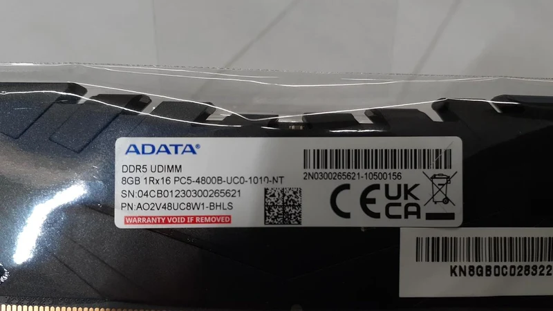 Mémoire ADATA DDR5 PC5-4800B-UC0-1010-NT