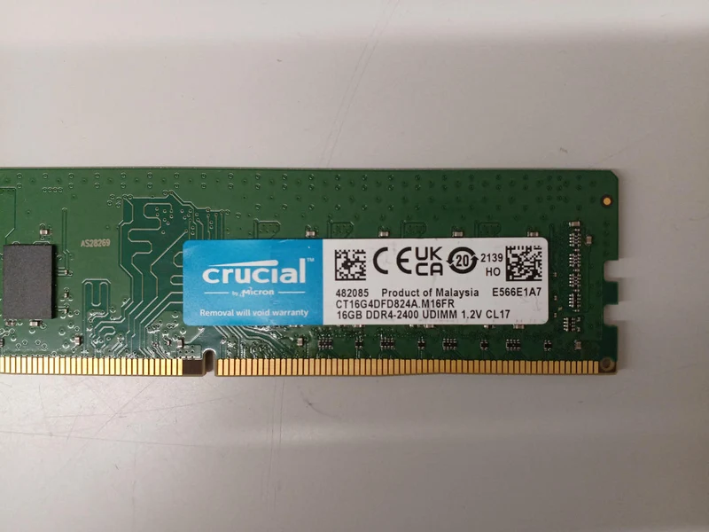Crucial PC memory CT16G4DFD824A. M16FR