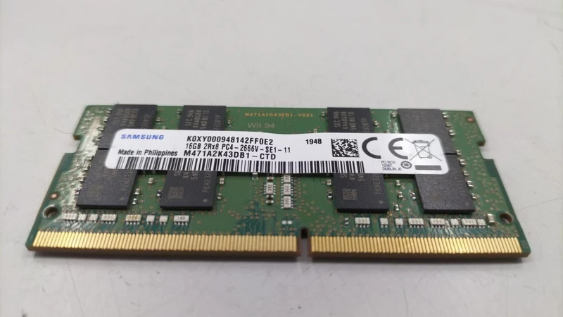 SAMSUNG DDR4 Laptop Memory 16GB M471A2K43DB1-CTD