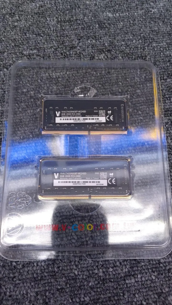Mémoire V-COLOR : VHA17ASSR8G8T-8G24SD