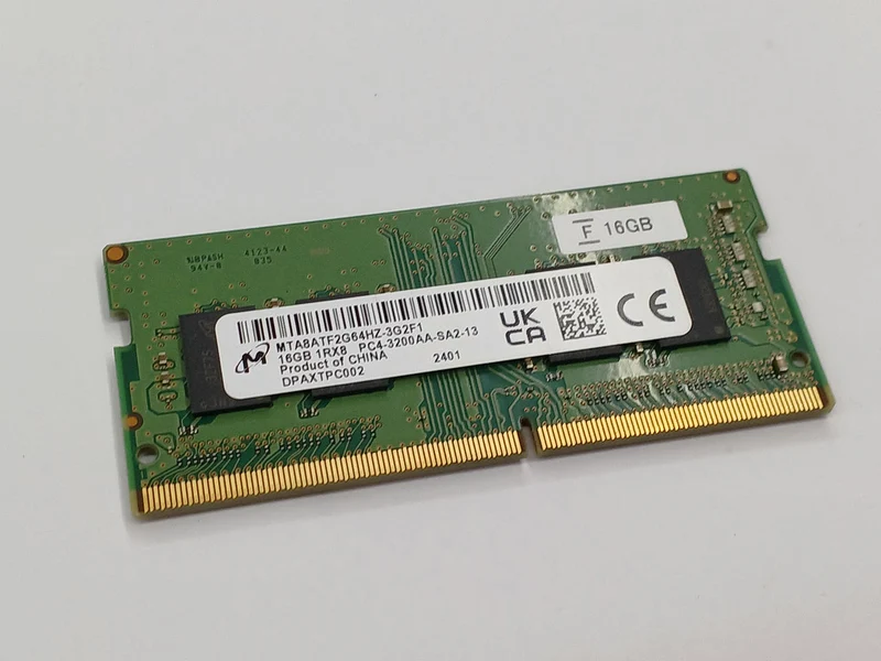 MICRON DDR4-3200 16 Go 1 puce MTA8ATF2G64HZ-3G2F1