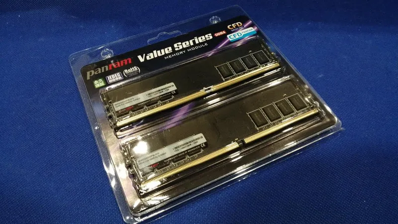 CFD Set of 2 PC Memory Sticks W4U2400PS-4G