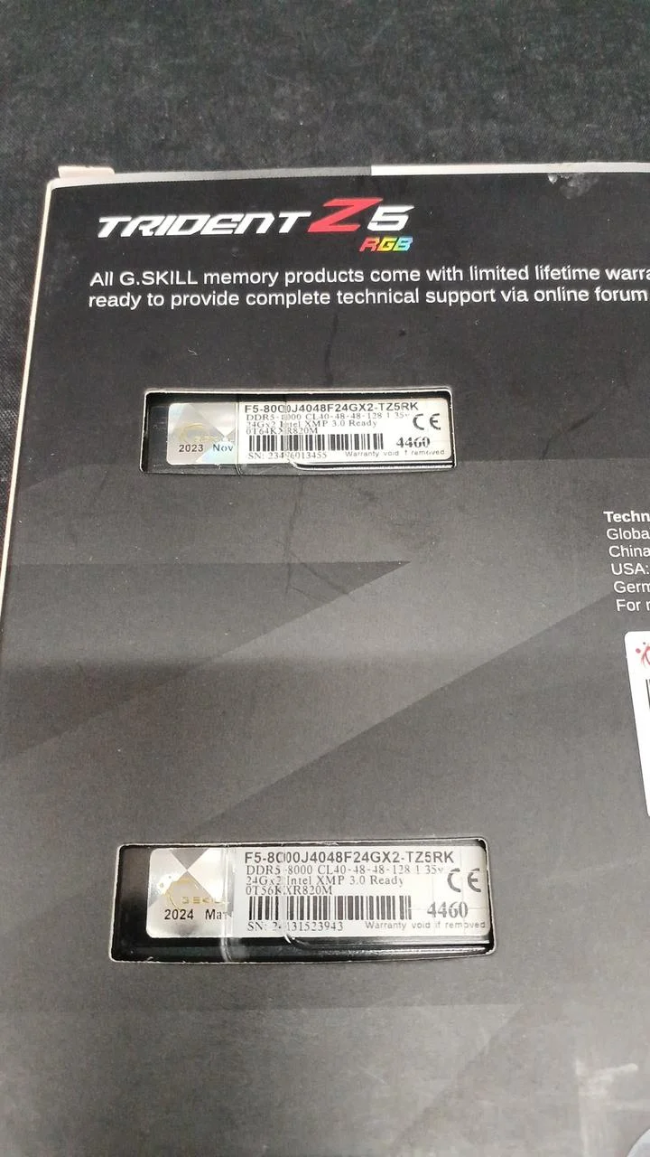 Mémoire G.SKILL : F5-8000J4048F24GX2