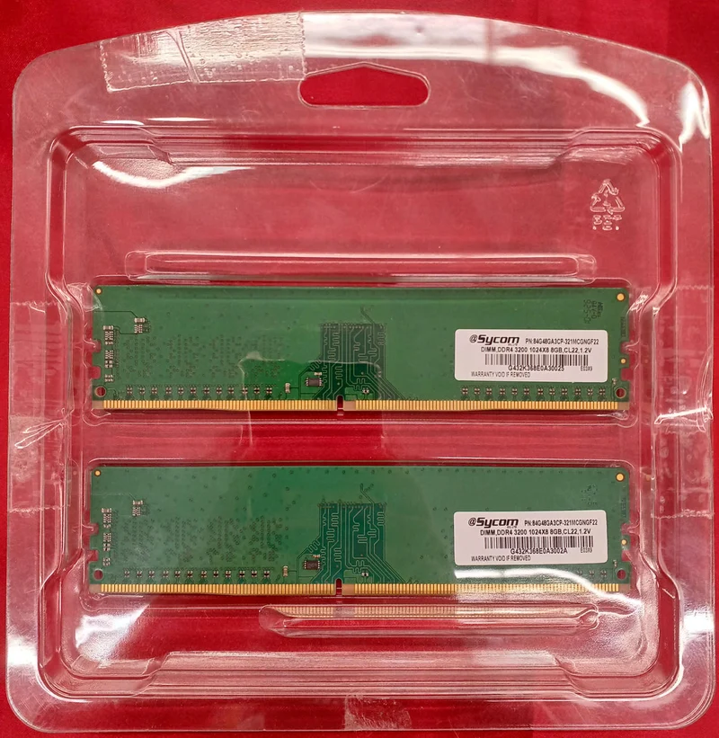 CRUCIAL DDR4 PC Memory CT8GDFS832A Set of 2
