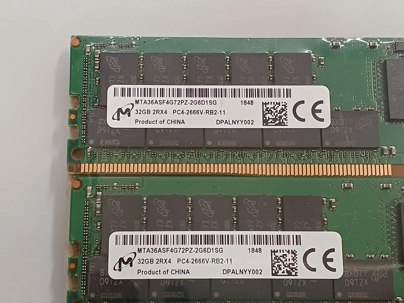 MICRON Server Memory: DDR4 128GB (32GB×4)