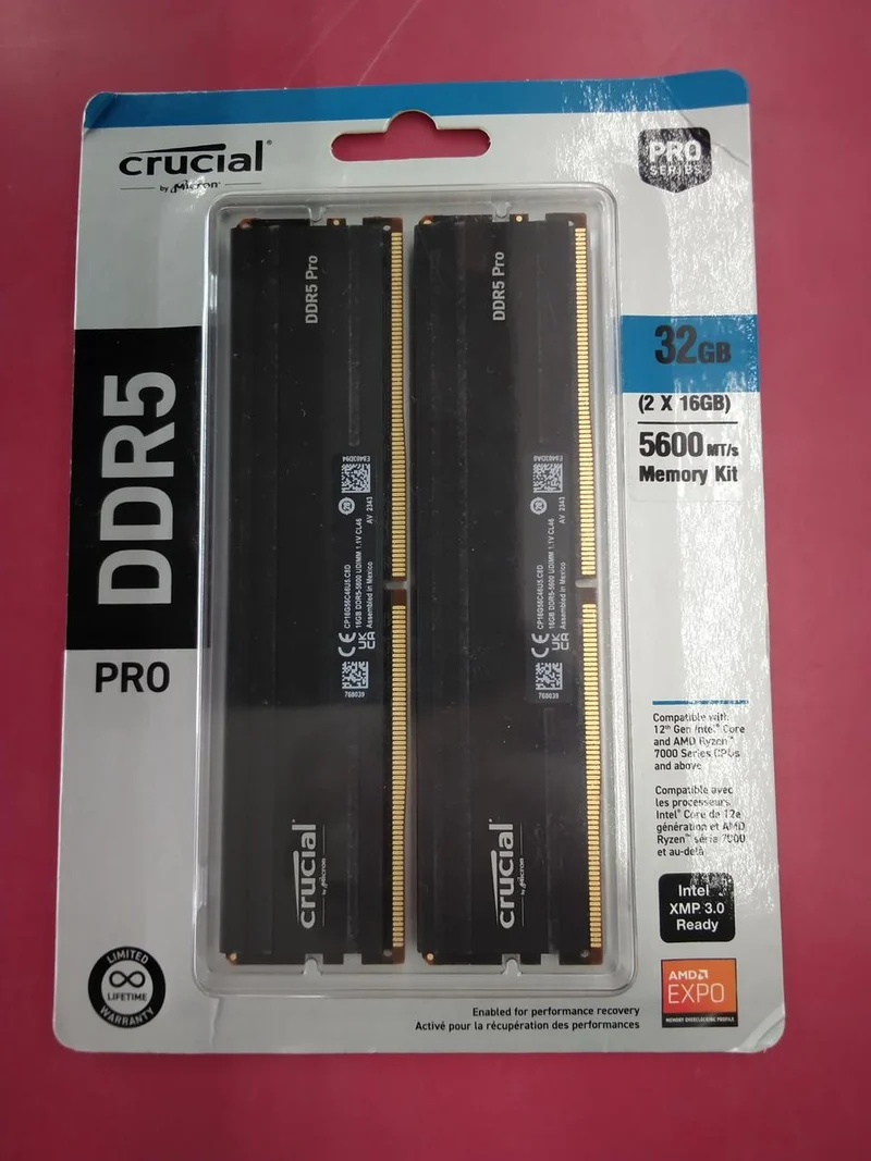 CRUCIAL DDR5 Memory CP2K16GB55C48UB