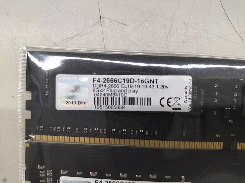 Mémoire vive G SKILL DDR4 16 Go 21373707747