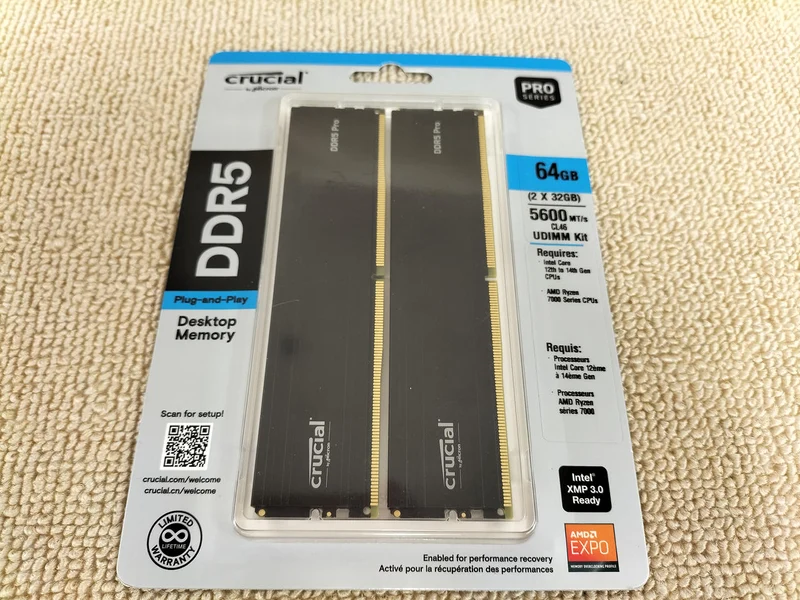 Mémoire CRUCIAL DDR5 CP2K32G56C46U5