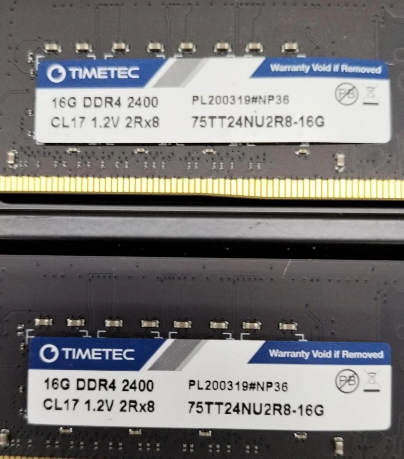 Mémoire TIMETEC pour PC de bureau DDR4 2400