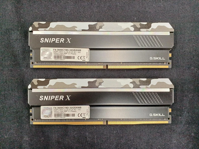 G.SKILL 2 × 16GB PC Memory F4-3600C19D-32GSXWB
