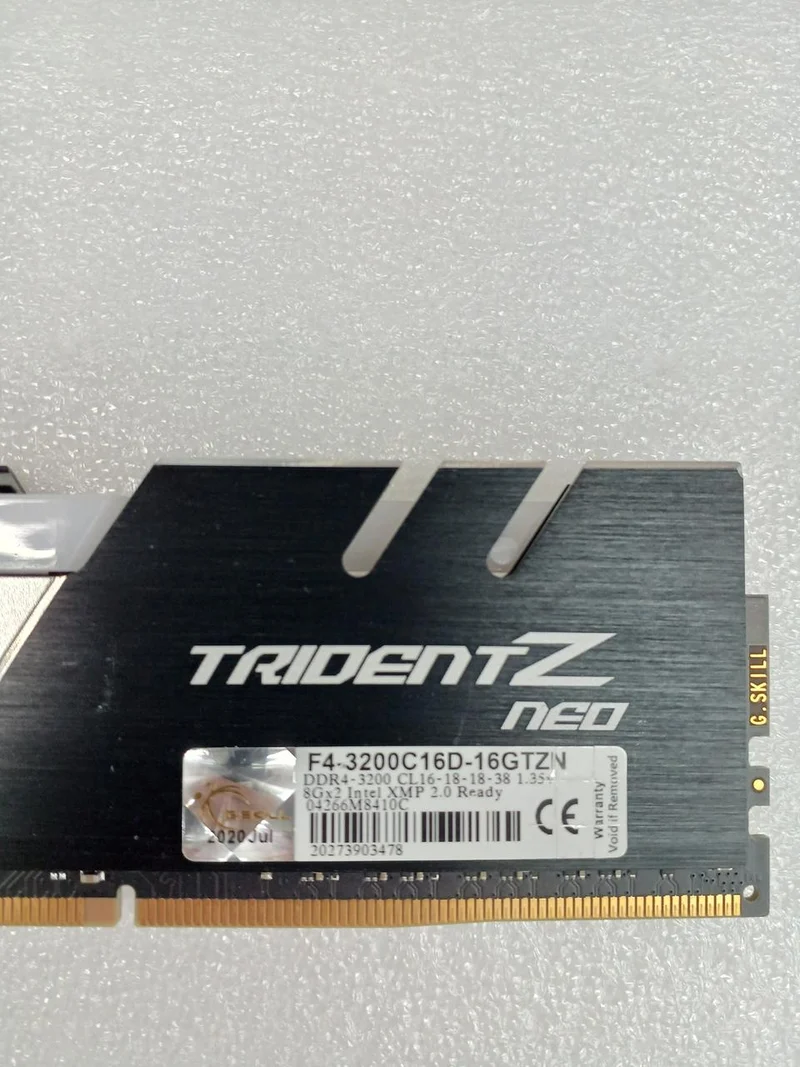 G.SKILL [8GBx2] DDR4 Memory F4-3200C16D-16GTZN