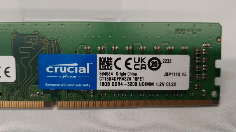 Mémoire CRUCIAL DDR4 16 Go PC4-3200AA-UB1-11