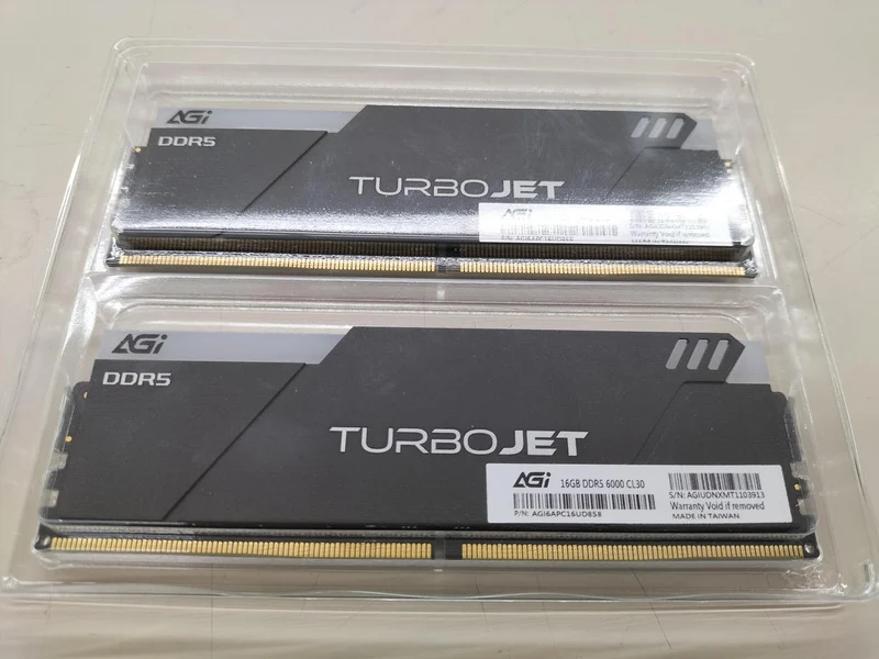 AGI PC Memory DDR5-6000 16GB × 2 Cards