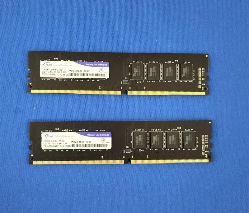Mémoire TEAM Desktop TED416GM2133C15BK