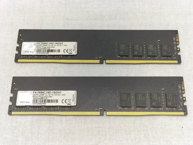Mémoire G.SKILL F4-2666C19D-16GNT