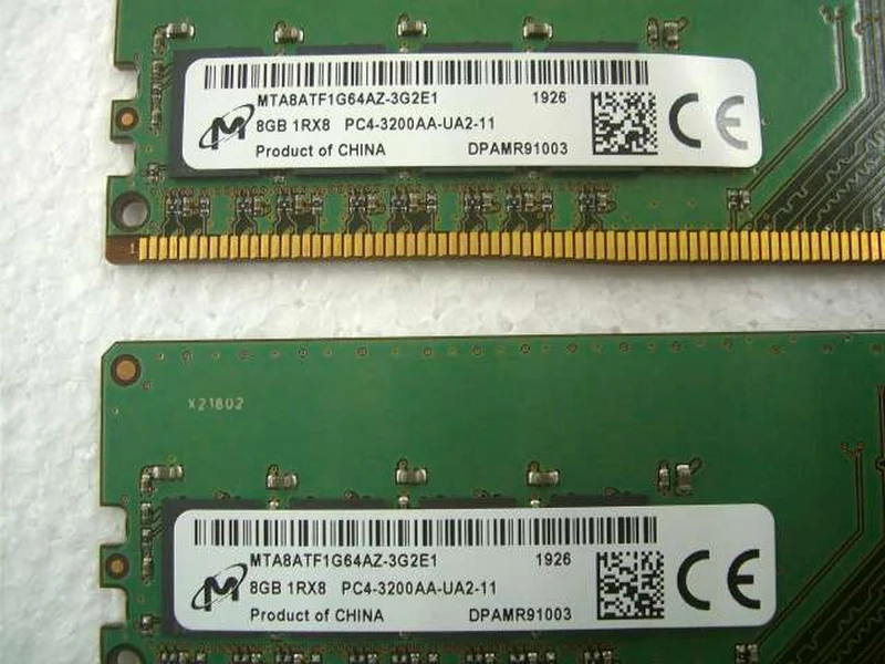 Mémoire CRUCIAL DDR4 8 Go x 2 (16 Go au total) CT8G4DFS832A.8FE1