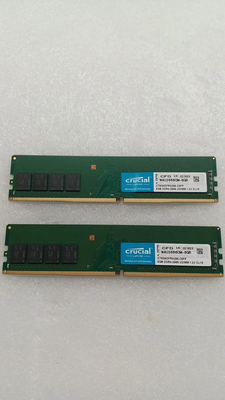 Crucial [8GBx2] DDR4 Memory W4U2666CM-8GR