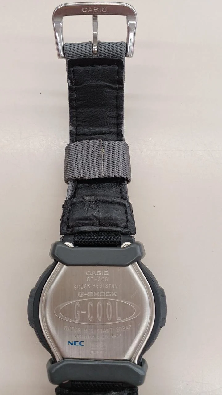CASIO G-SHOCK GT-008 Black×Gray Deteriorated Condition C