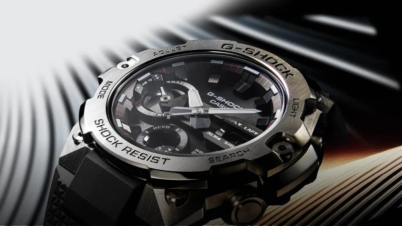 CASIO G-SHOCK G-STEEL Bluetooth Watch for Men, Tough Solar, Stainless Steel, GST-B400-1A [Parallel Import]