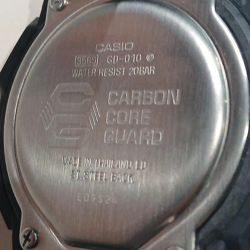 CASIO G-SHOCK NOIR/GD-010