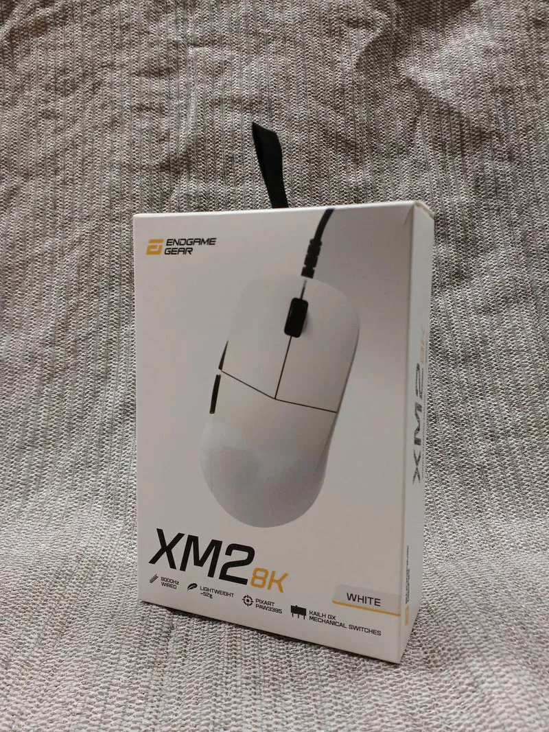 ENDGAMEGEAR Gaming Mouse EGG-XM2-8K-WHT