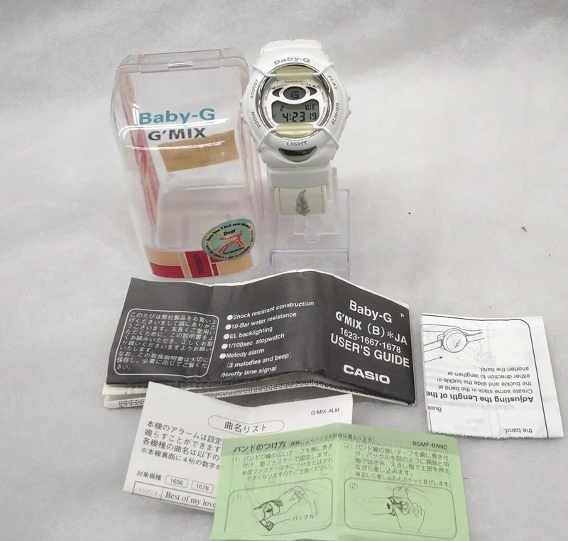 CASIO BABY-G Quartz BGM-100 White
