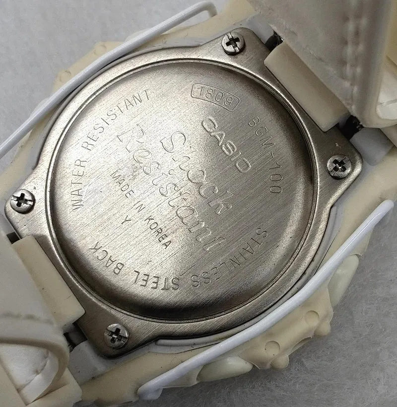 CASIO BABY-G Quartz BGM-100 White