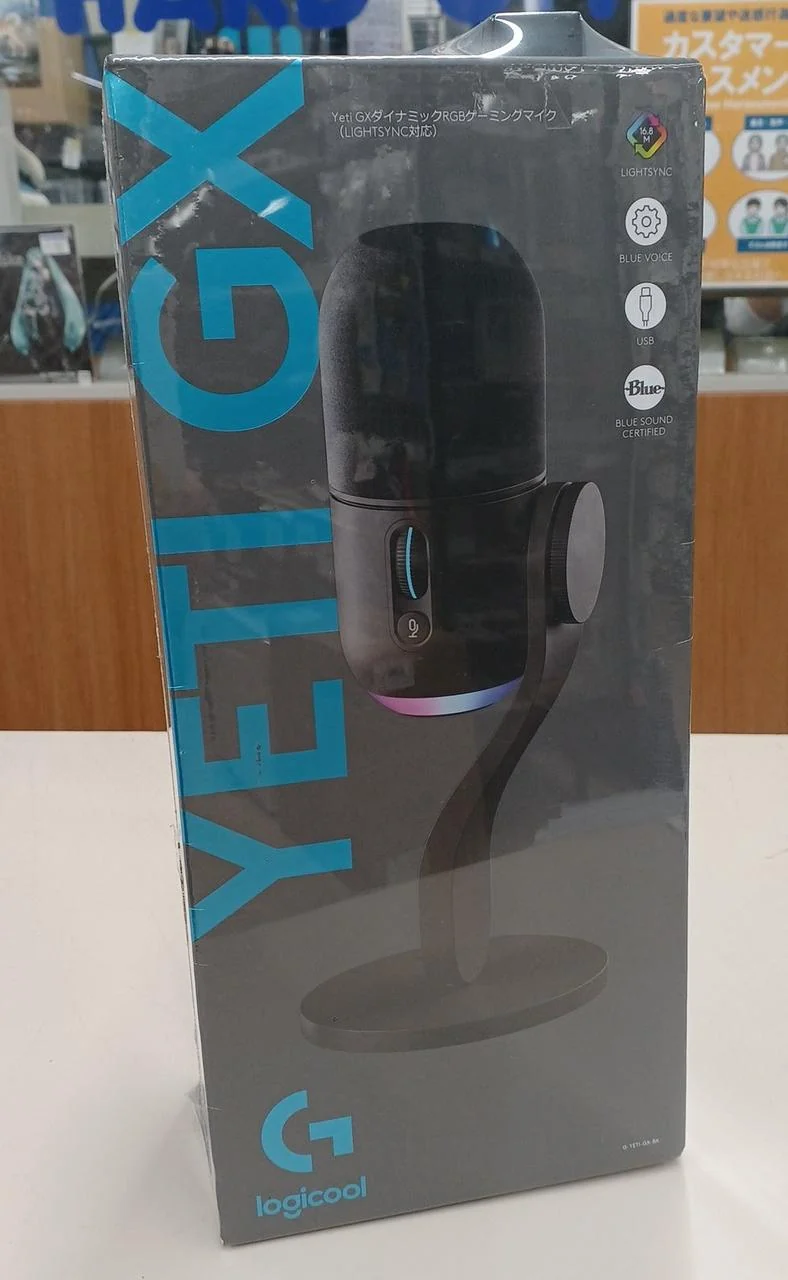 Microphone de jeu LOGICOOL G-YETI-GX-BK