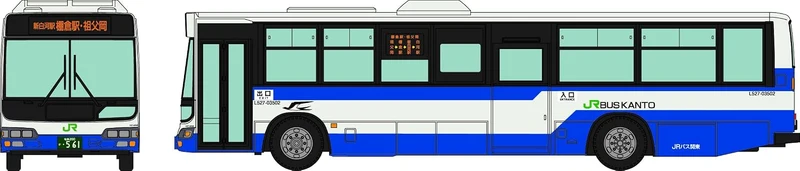 TOMYTEC 339151 (Échelle N) Coffret de base du système de roulement de la collection de bus C1 Hino Blue Ribbon City JR Bus Ligne Kanto Shirataka Spécifications