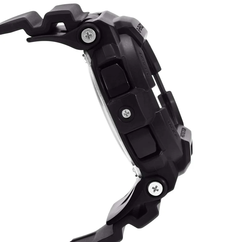 CASIO G-SHOCK Men's Digital Watch with Vibration Function GD-350-1B Black (Overseas Model, Parallel Import)