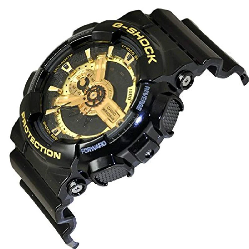 CASIO G-SHOCK MODEL NO. GA-110GB-1A (Gold x Black) Watch [Parallel Import]