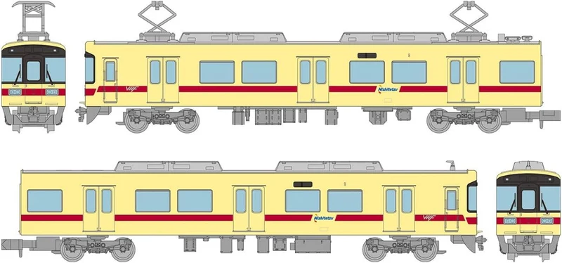 TOMYTEC 340911 (Échelle N) Collection de chemins de fer Nishitetsu Railroad Série 7050 Ligne Kaizuka Coffret de 2 voitures