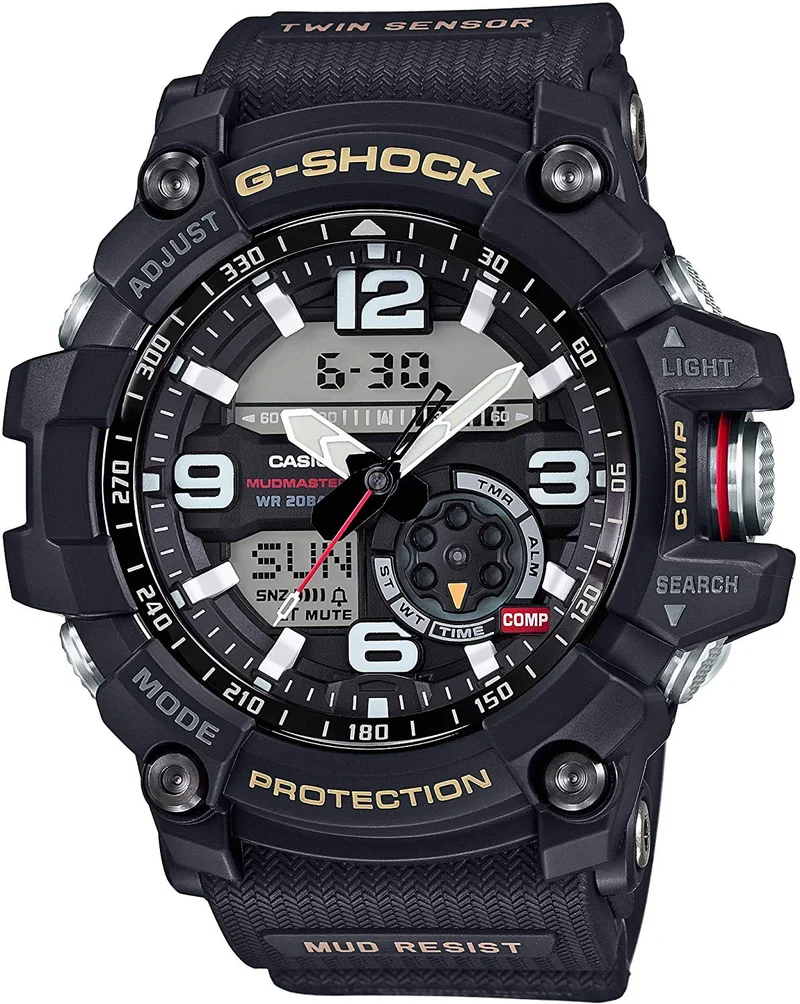 CASIO G-SHOCK GG-1000-1A Men's Master of G Mudmaster Black Dustproof Watch [Parallel Import]