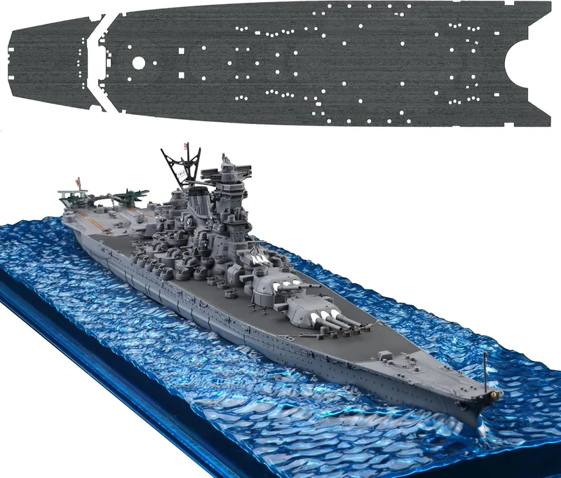 Fujimi WN-1EX-2 1/700 Wave Series Snap Fit n° 1 EX-2 Cuirassé japonais Yamato Opération Ten-Go/1945 Édition spéciale