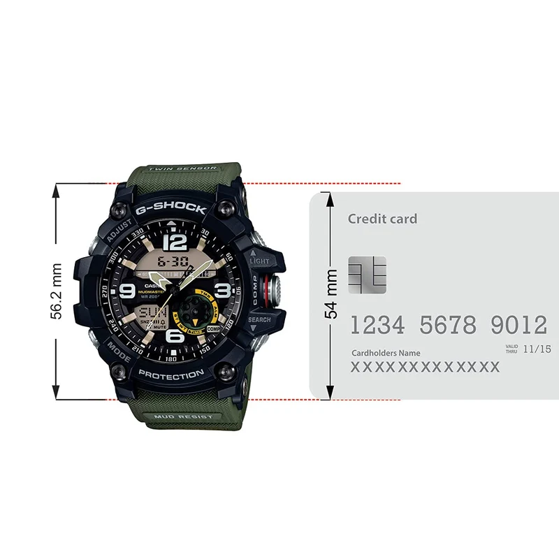 Montre CASIO G-SHOCK Mudmaster analogique-numérique GG-1000-1A3 / GG-1000-1A3DR (Modèle international - Identique au modèle national GG-1000-1A3JF) Montre homme [Importation parallèle]