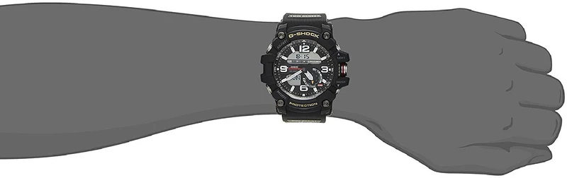 Montre homme CASIO G-SHOCK Mudmaster GG-1000-1A / GG-1000-1ADR à quartz avec affichage de l'heure mondiale (même modèle que le modèle domestique GG-1000-1AJF) [Importation parallèle]