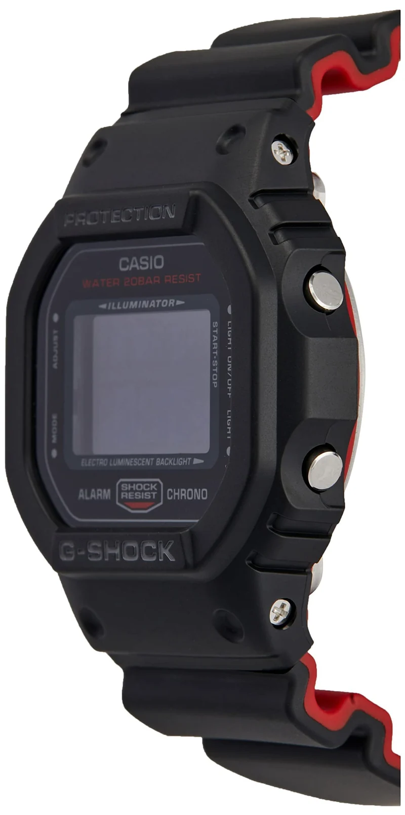 Montre Casio G-Shock DW-5600HR-1D noire pour homme, à mouvement quartz et affichage numérique (Livraison internationale disponible)