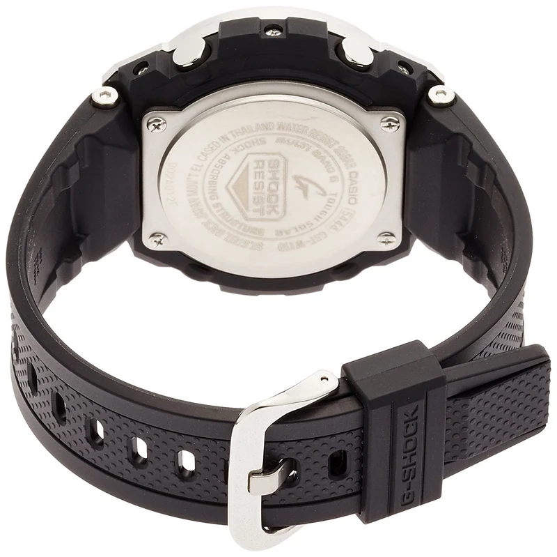 Montre CASIO G-SHOCK G-STEEL analogique-numérique radiopilotée solaire GST-W110-1A / GST-W110-1AER (Modèle international - Identique au modèle national GST-W110-1AJF) Montre homme [Importation parallèle]