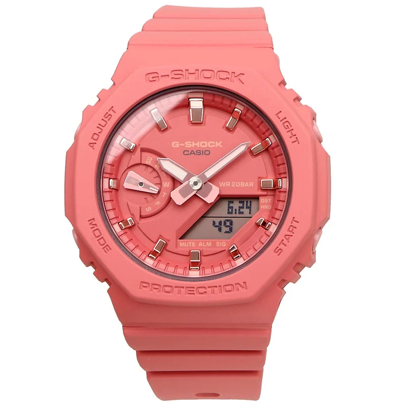 [Casio] CASIO G-SHOCK Octagon Design GMA-S2100-4A2 Men's/Women's Matte Salmon Pink [Parallel Import]