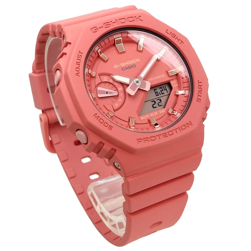 [Casio] CASIO G-SHOCK Octagon Design GMA-S2100-4A2 Men's/Women's Matte Salmon Pink [Parallel Import]